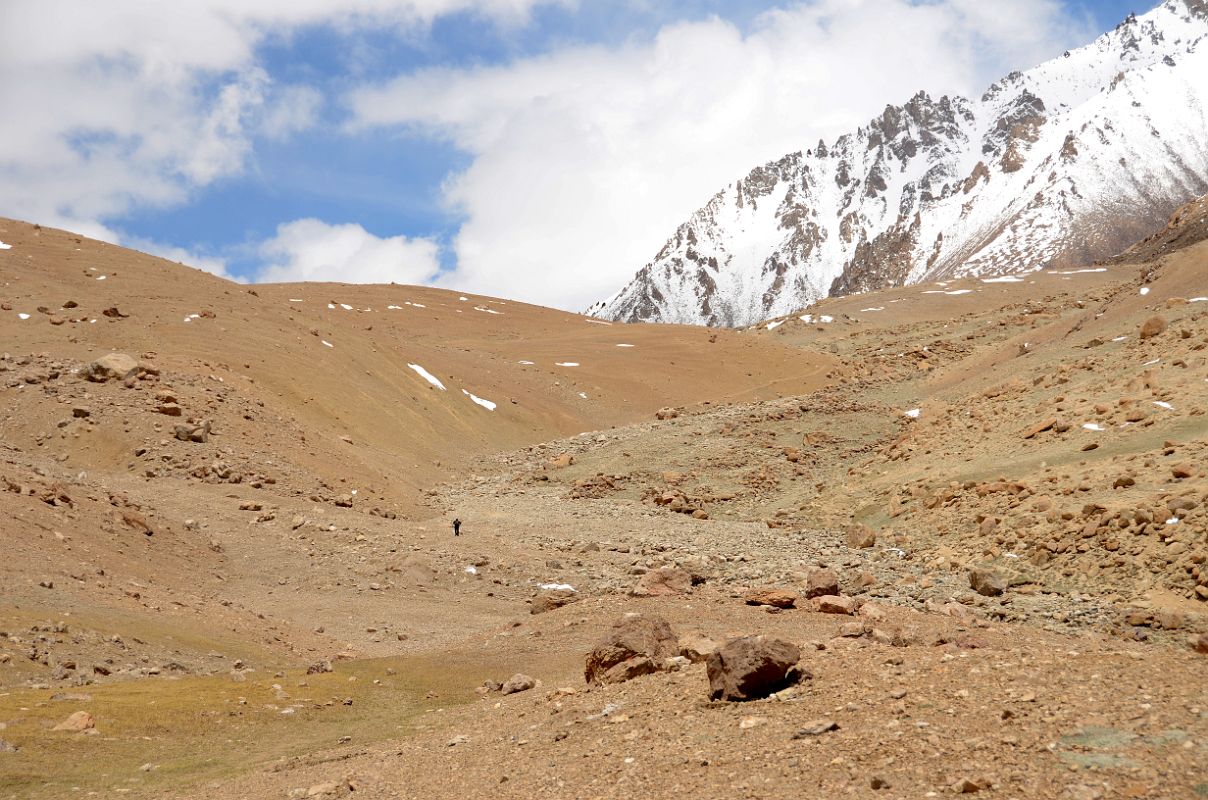 04 Looking Back Up Towards Aghil Pass From Trek Down To Shaksgam Valley On Trek To K2 North Face In China